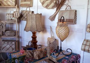Objets artisanaux en vacoa