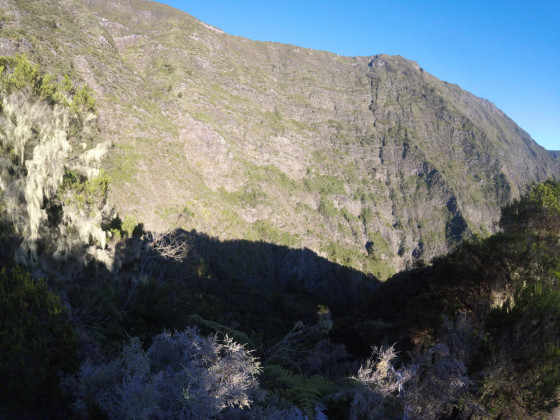 Le Piton Bronchard dans le cirque de Mafate